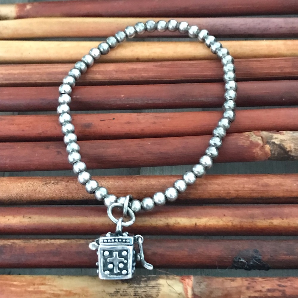 Silpada Sterling Silver Beaded Trinket Bracelet Child/Kid Size